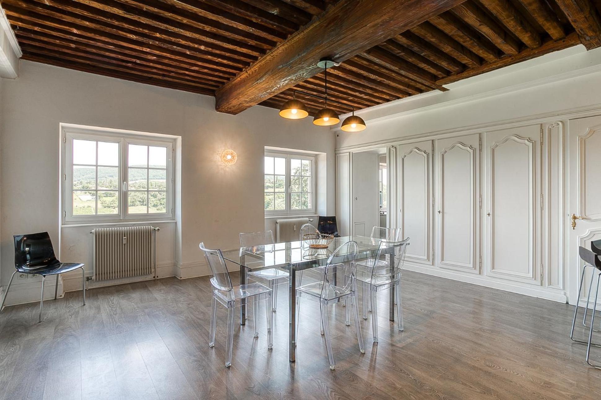 Sejourner Au Chateau De La Roue Grand Appartement Lissieu Exterior foto